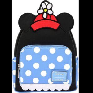 Loungefly Disney Minnie Mouse Retro Polka Dot Mini Backpack NWT